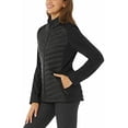 thumbnail image 2 of 32 Degrees Women's Mixed Media Jacket (Black,XXL), 2 of 6