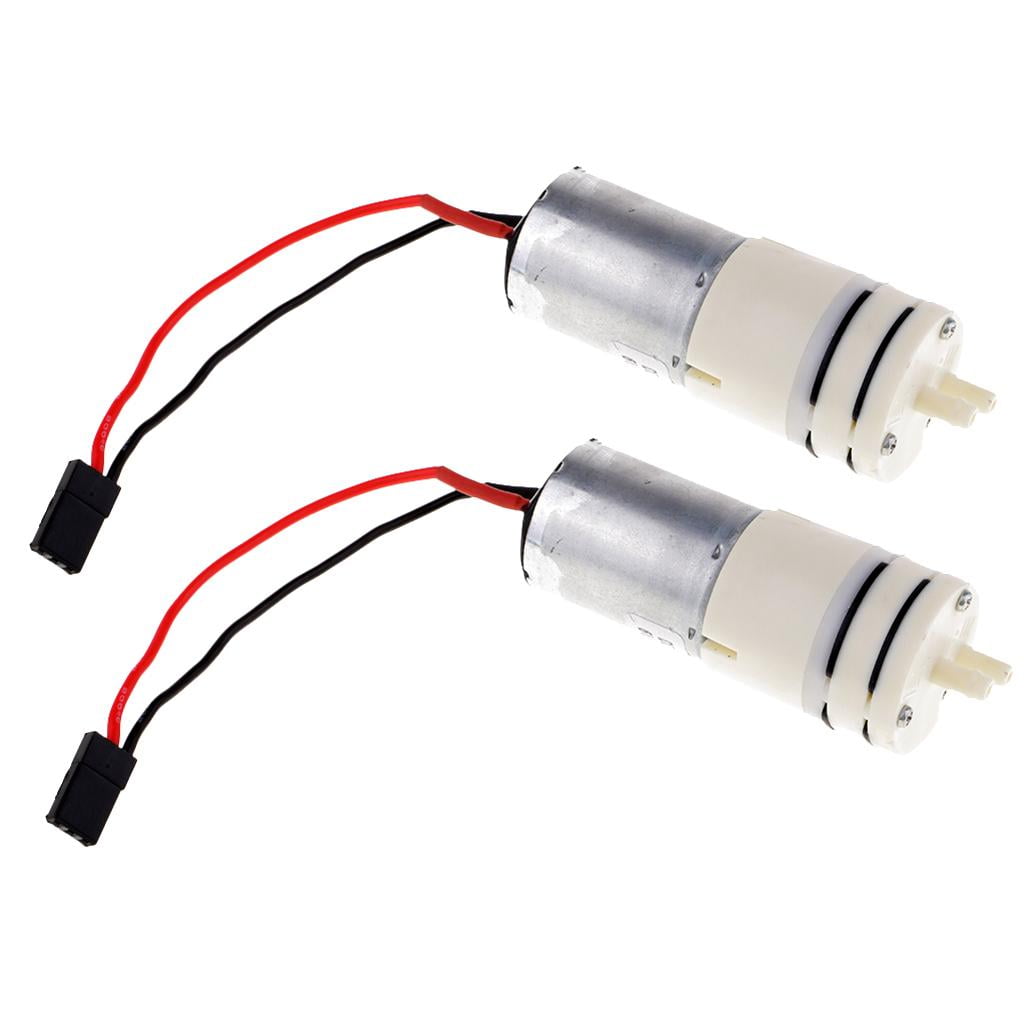 2Pcs 370 Water Cooling Boat Pump JR Plug Spare Parts for Speedboat