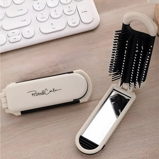 Acdanc Mini Hair Brush,Compact Folding Comb with Built-In  display picture 3