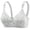 Gray, variant on Bovxnpu Bras for Women, Womens Push Up Everyday Bras Seamless Wireless Supportive Bra, Woman Thin Cup Lace Comfortable And Breathable Rimless Shoulder Strap Adjustable Underwear Daily Bra