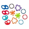 Oball 12 Linky Loops Take-Along Teething Toy, Ages Newborn +