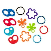 Oball 12 Linky Loops Take-Along Teething Toy, Ages Newborn +