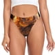 thumbnail image 1 of Balery Gold Flame Pattern Wolf Tangas de Algodón para Mujer con Estampado – Ropa Interior Sexy, Transpirable, G-string-Large, 1 of 6