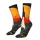 thumbnail image 1 of Balery Retro Space Rocket Launch Calcetas Largas con Estampado para Hombre y Mujer – Suaves y Transpirables, Talla Única (US 5-11), 1 of 6