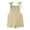 Khaki, variant on Huowey Infants Girls Romper Sleeveless Adjustable Tie Up Strap Romper Onesies Summer Clothes With Pocket Classic Dailywear, 10-11 Years