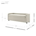 thumbnail image 2 of New Pacific Direct Wendy 17.5" Fabric Storage Bench in Meridian Cream, 2 of 12