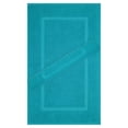 thumbnail image 2 of Cotton Paradise 100% Cotton Bath Mats for Bathroom Floor Set of 2 Pack, 20x34 Soft Absorbent Washable Quick Dry Tub Bathmat, Aqua Blue, 2 of 7
