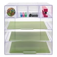 thumbnail image 6 of Innovative Storage Designs Desktop Organizer, 6 Compartments, Clear, 6 of 7