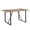 Wood Color, variant on Tcbosik 55"L Rectangular Dining Table, Kitchen Table for 4, Industrial Table with Metal Legs for Dining Room Living Room, Brown