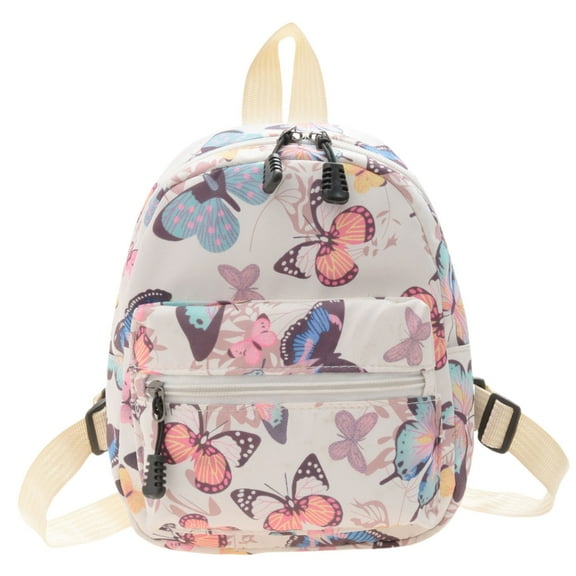 SIEYIO Mini Backpack For Women Casual Nylon Rucksack Daypack With Print Practical Travel School Bag