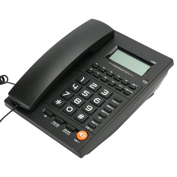Corded Phone,Home Landline Phone Wired Wired Telephone Landline Phone Sturdy Construction