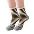 thumbnail image 4 of DQRPSEETB 2 Pairs Winter Socks for Women Wool Socks Thermal Warm Hiking Socks Cozy Crew Soft Socks Womens Socks No Show,White Crew Socks Coffee, 4 of 4