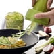 thumbnail image 5 of leyfeng Cortador de verduras en espiral de mano, rallador, pepino, zanahoria, fruta, fideos, fabricante de espagueti, 5 of 8