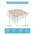 thumbnail image 4 of Full Size Quilt Bedding Set, Flowers Plaid Reversible Summer Quilt 3 Pieces, Farmhouse Vintage Chic Trellis Patterned Lightweight Bedspreads Coverlets with 2 Pillow Shams for All Seasons, 4 of 5
