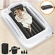 thumbnail image 1 of Cama de viaje inflable para niños pequeños Abdtech con laterales de seguridad y bomba, 1 of 9