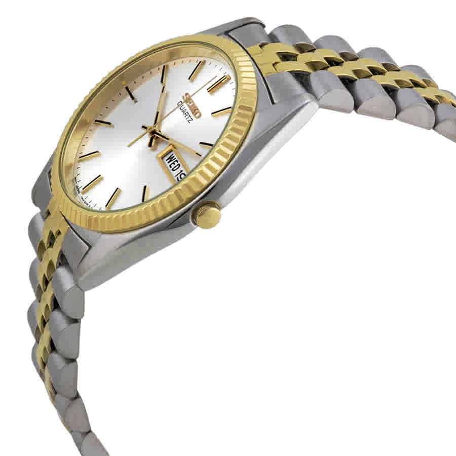 Hold op telt Bourgeon Seiko Men's Day/Date Dress Two-tone Stainless Steel Watch SGF204 -  Walmart.com