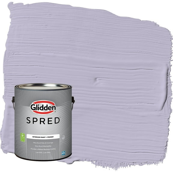 Glidden Spred Wild Lilac / Purple Semi-Gloss Interior Paint with Primer, 1 Gallon