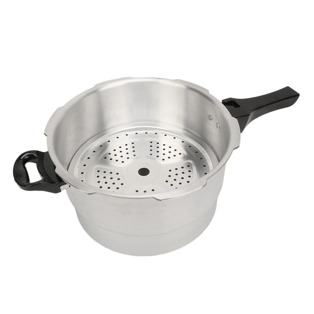 Olla A Presión Pequeña, Válvulas de Seguridad de aluminio multiusos con placa de cocción al estufa domésado envasadora a presión sopas, arroz, legumbres para cocina