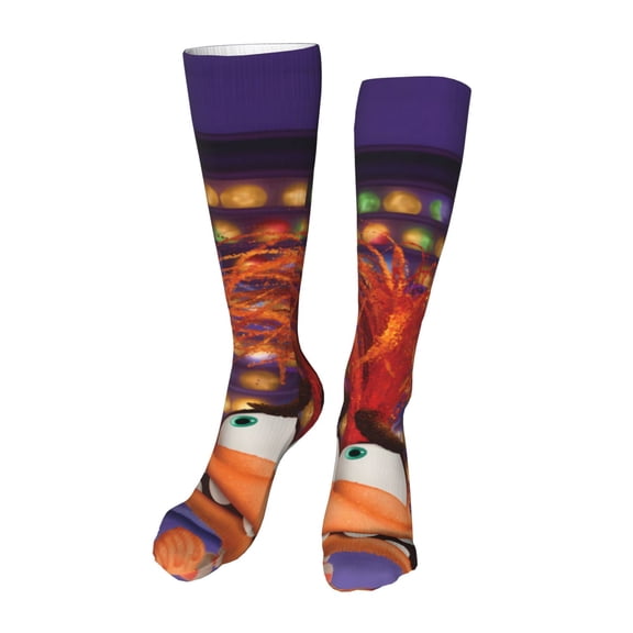 Saiise inside out 2 Funny Socks Men Women Boys Kids Adults Novelty Graphic 20in stockings Crazy Design Casual Dress Socks for Sports,Running,Travel