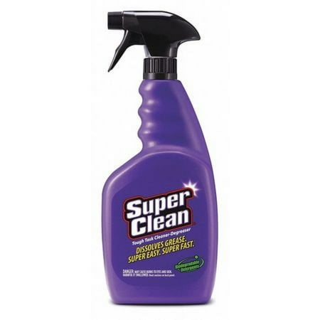 Super Clean 32 oz Spray Bottle - All Purpose Cleaner Degreaser. Purple Industrial Strength Cleaner.
