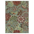 thumbnail image 2 of Tayse Area Rugs: Deco Rug: DCO1023 Blue: 5'3'' x 7'3'' Rectangle, 2 of 11