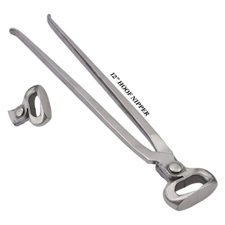 Hoof Nipper 10"&12"&14"&15" Vanadium Steel Farrier Tool in Dull Finish (12 Inch)
