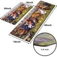 thumbnail image 2 of Farmhouse Kitchen Rugs Set of 2 Anti Fatigue, Non-Skid Waterproof Farm Rooster Kitchen Mats for Floor, Vintage Kitchen Runner Rug Floor Comfort Mat for Kitchen Home,18'''' x 48'''' + 18'''' x 30'''', 2 of 6