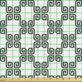 thumbnail image 2 of Ambesonne Vintage Fabric by the Yard Upholstery, Tile Curved Lines Mosaic, 3 Yards, Charcoal Grey and White, 2 of 5