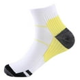 thumbnail image 1 of Sports Socks Elastic Compression Men And Women Sports Boat Code Comfortable Reduce Fatigue and Cramps, 1 of 5