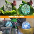 thumbnail image 4 of HEALEEP 1 Set Desktop Water Fountain Ornament Elegant Appearance Transparent Crystal for Families Friends Lovers, 4 of 7
