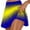 #1-Yellow, variant on Azrian Women's Skirts Athletic Yoga Short,Summer Pleated Stretchy Yoga Skirt Shorts Summer Trendy for Teenager on