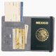 thumbnail image 5 of Porta licencia mexicana antimagnético RFID con banda elástica y posición multitarjeta, porta licencia, porta boletos, 5 of 6