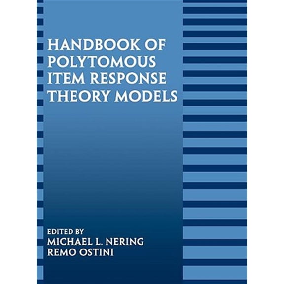 Pre-Owned Handbook of Polytomous Item Response Theory Models, (Hardcover)