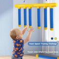 thumbnail image 3 of Juego de desafío de caída de palos, juguete de velocidad de reacción, juego sensorial para autismo, diversión interactiva segura y educativa para padres e hijos., 3 of 5