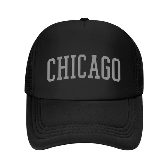Chicago Vintage Black Baseball Cap