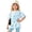 X22 Light Blue, variant on Bysome Girls Outfit Set Tie Dye Short Sleeve Crew Neck Shirt With Solid Color Shorts Set Cozy Soft Girls Outfit Size 9-10 Years Brown