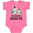thumbnail image 3 of Inktastic Zebra My Babushka Loves Me Boys or Girls Baby Bodysuit, 3 of 5