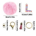 thumbnail image 3 of Initial Letter Keychain, 26 Letters Available, Practical Portable Key Accessory, Cute Style Keychain Pendant, Durable Material, Suitable for Keys, Bags, Gifts for Birthday, Graduation, Parties, 3 of 5