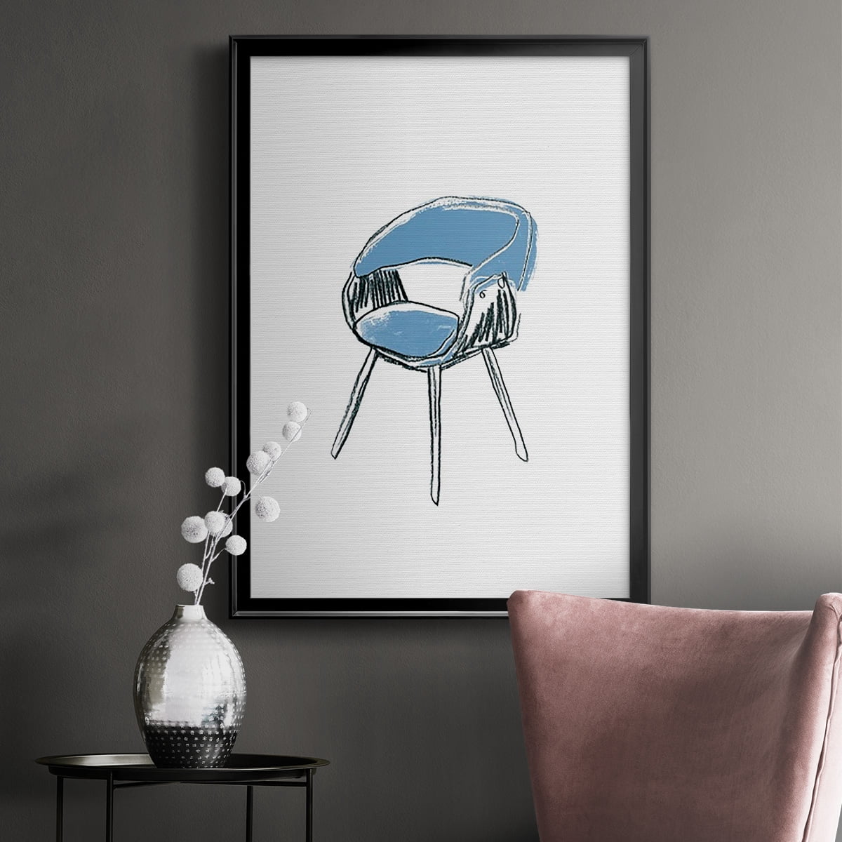 Take a Seat I Premium Framed Print, in Gold, Black, or Silver - Ready to Hang