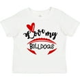 thumbnail image 3 of Inktastic Love My Bulldogs Football Boys or Girls Toddler T-Shirt, 3 of 5