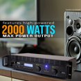 thumbnail image 4 of Amplificador de potencia PyleUSA 2 canales 2000W Bluetooth con LCD, 4 of 7
