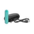 thumbnail image 2 of BMS Enterprises Bullet 9 Function USB Rechargeable Cord Case Included Water-resistant Teal Vibrator, 2 of 5