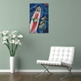 thumbnail image 5 of Marc Chagall The Bride La Mariee Art Poster Canvas Poster Wall Art Picture Prints Hanging Photo Gift Decor Home Posters Artworks 20x30inch(50x75cm), 5 of 6