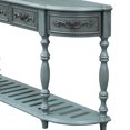 thumbnail image 5 of Modern Console Table In Living Room, 4 Drawers 1 Shelf, Antique Blue, And Solid Wood Blue Table, Spacious Storage With & Room Essential,, 5 of 6