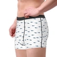 thumbnail image 2 of Balery Cute Shark Calzoncillos bóxer para hombre, ropa interior de algodón suave y transpirable con cinturilla de nailon-Medium, 2 of 5
