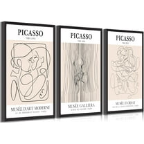 3 Pcs Abstract Gold Geometric Boho Canvas Wall Art Mid Century Modern Minimalist Aesthetic Luxury Metal Artwork Pictures Wall Decor Posters Prints for Living room Bedroom Office Home Decoration