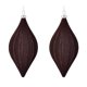 thumbnail image 1 of Bolas de Terciopelo Decorativas Navideñas (Paquete de 2) | Adornos Colgantes de Plástico Flocado para Árbol de Navidad | Bolas Festivas para Escaparates, Decoración Navideña para El Hogar, Centro Com, 1 of 2