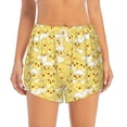 thumbnail image 2 of Goofa Baby Chicks Printed Women 2 in 1 Running Shorts,Quick Dry Athletic Workout Shorts,High Waisted Athletic Shorts with Liner Pockets-X-Large, 2 of 9