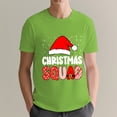 thumbnail image 4 of OdeJous Christmas Squads Family Group Matching Christmas Party Pajama T-Shirt,Green Small, 4 of 5