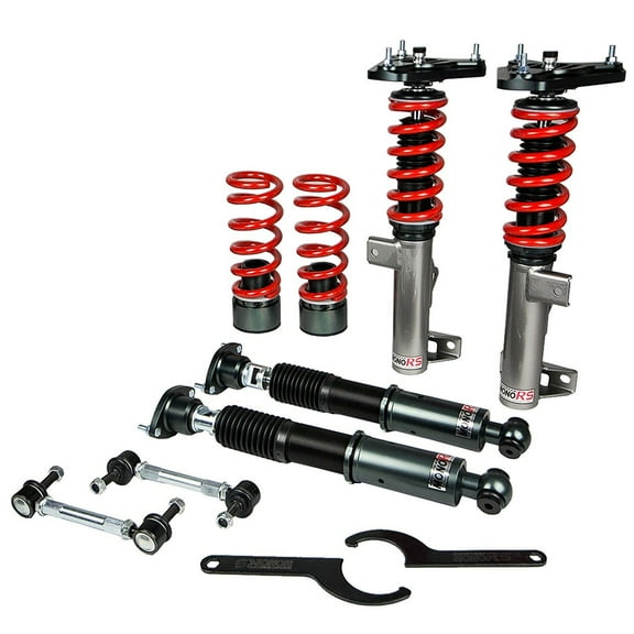 Godspeed (MRS1890-A) Mercedes E Class Sedan 10-15 (W212) MonoRS Coilover Adjustable Suspension 32 Levels of Dampening with Monotube shock design